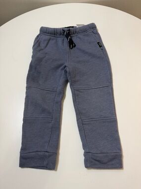 Lee Kids Slate Gray Fleece Joggers with Drawstring